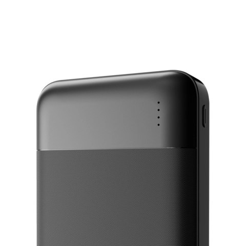 Powerbank Dudao K18-1W 10000mAh USB-A / USB-C / Micro USB - czarny Powerbank Dudao K18-1W 10000mAh USB-A / USB-C / Micro USB - czarny