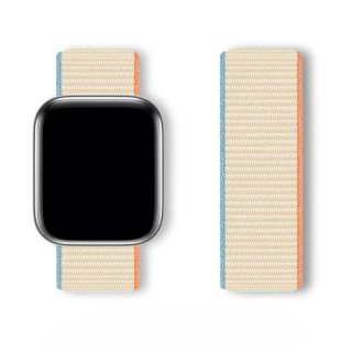 Pasek Sport Loop do Apple Watch 38 / 40 / 41 mm - beżowy