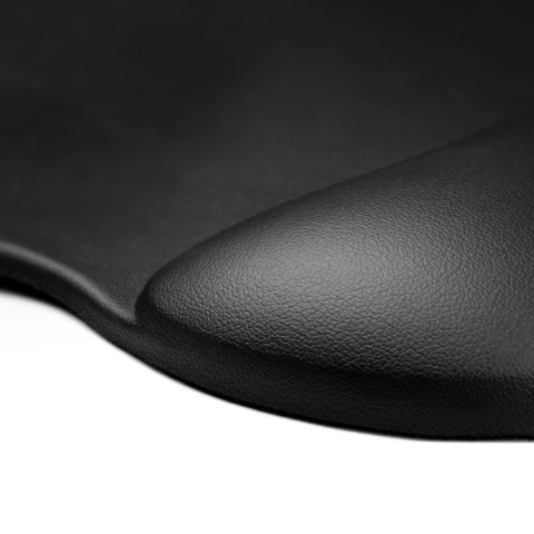Podkładka pod myszkę Wozinsky ergonomiczna z poduszką na nadgarstek żelowa eco skóra duża antypoślizgowa - czarna Podkładka pod myszkę Wozinsky ergonomiczna z poduszką na nadgarstek żelowa eco skóra duża antypoślizgowa - czarna