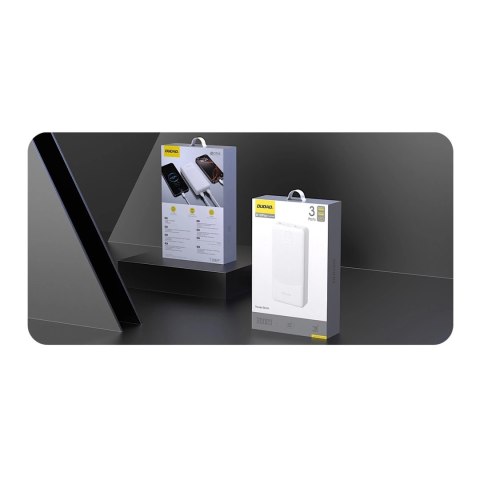 Powerbank Dudao K10Pro 2.4A 20000mAh 2 x USB-A - biały