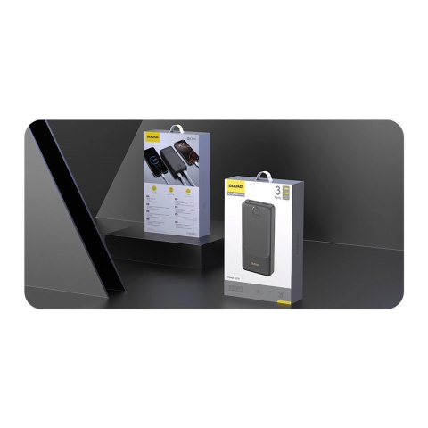 Powerbank Dudao K10Pro 2.4A 20000mAh 2 x USB-A - czarny Powerbank Dudao K10Pro 2.4A 20000mAh 2 x USB-A - czarny