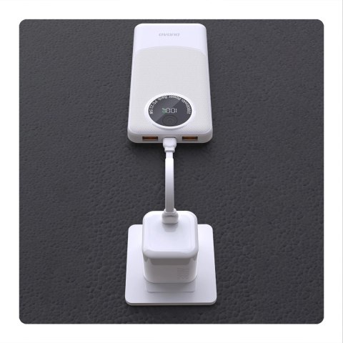 Powerbank Dudao K12Pro 22,5W PD 20000mAh USB-A, USB-C - biały