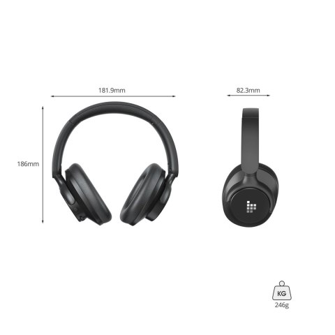 Słuchawki bezprzewodowe Tronsmart Sounfii Q20 ANC nauszne Bluetooth 5.3 - czarne
