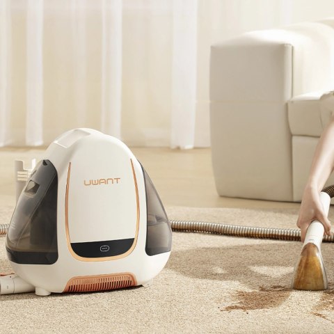 Odkurzacz piorący UWANT B100-S 12000Pa 450W dla alergików, czyszczenie parowe - biały