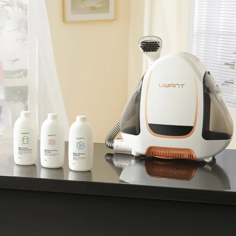 Odkurzacz piorący UWANT B100-S 12000Pa 450W dla alergików, czyszczenie parowe - biały