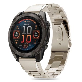 Bransoletka Tech-Protect Stainless na Garmin Fenix 5 / 6 / 6 PRO / 7 / 8 (47 MM) / E - tytanowe