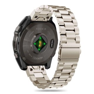 Bransoletka Tech-Protect Stainless na Garmin Fenix 5 / 6 / 6 PRO / 7 / 8 (47 MM) / E - tytanowe