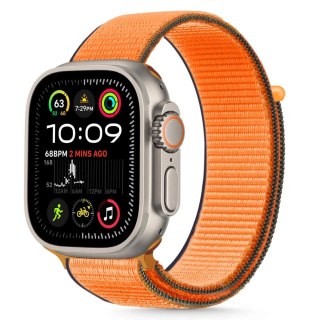 Pasek Tech-Protect Nylon na Apple Watch 44 / 45 / 46 / 49 mm - pomarańczowy