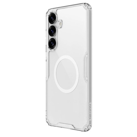 Etui Nillkin Nature TPU Pro Magnetic Case z MagSafe na Samsung S25 - białe
