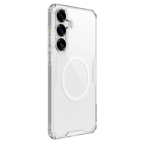 Etui Nillkin Nature TPU Pro Magnetic Case z MagSafe na Samsung S25 - białe