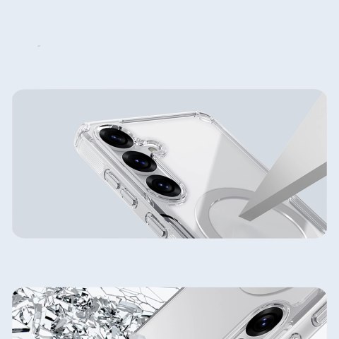 Etui Nillkin Nature TPU Pro Magnetic Case z MagSafe na Samsung S25 - białe