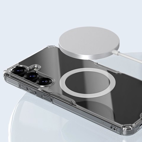 Etui Nillkin Nature TPU Pro Magnetic Case z MagSafe na Samsung S25 - białe
