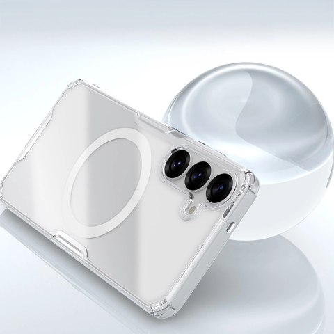 Etui Nillkin Nature TPU Pro Magnetic Case z MagSafe na Samsung S25+ - białe