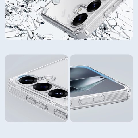 Etui Nillkin Nature TPU Pro Magnetic Case z MagSafe na Samsung S25+ - białe