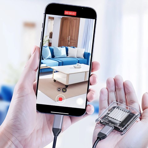 Kieszeń dyskowa Orico TC20-M2-10G M.2 NVME USB-C 3.2 - przezroczysta Kieszeń dyskowa Orico TC20-M2-10G M.2 NVME USB-C 3.2 - przezroczysta