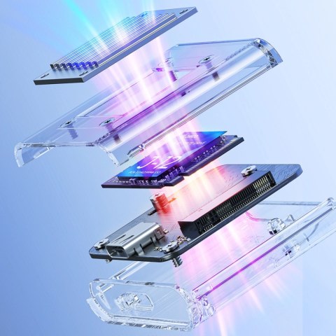 Kieszeń dyskowa Orico TC20-M2-10G M.2 NVME USB-C 3.2 - przezroczysta Kieszeń dyskowa Orico TC20-M2-10G M.2 NVME USB-C 3.2 - przezroczysta