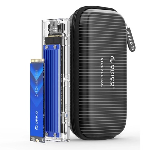 Kieszeń dyskowa Orico TCM2-C3 M.2 NVME na USB-C 10Gb/s - niebieska