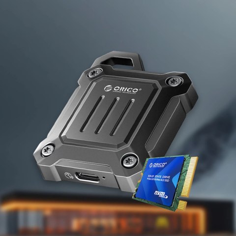 Kieszeń dyskowa wzmocniona Orico XAM2 M.2 2230 USB-C 3.2 taktyczna - czarna