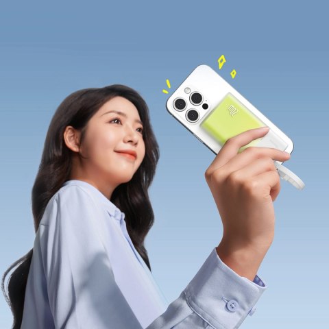 Powerbank Baseus Popsicle 5200mAh 20W z wbudowanym kablem Lightning (+ biały kabel Baseus Simple USB-C - USB-C 60W/20V/3A/30cm) Powerbank Baseus Popsicle 5200mAh 20W z wbudowanym kablem Lightning (+ biały kabel Baseus Simple USB-C - USB-C 60W/20V/3A/30cm)
