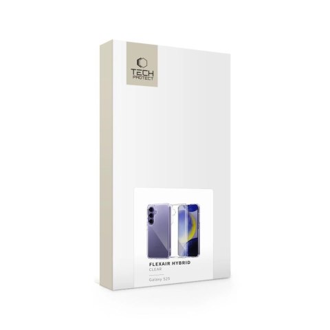 Etui Tech-Protect Flexair Hybrid na Samsung Galaxy S25 - przezroczyste