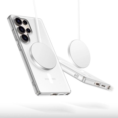 Etui Tech-Protect MagSlim MagSafe na Samsung Galaxy S25 Ultra - przezroczysty