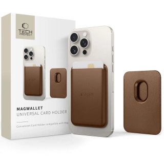 Etui Tech-Protect MagWallet Magsafe - brązowe