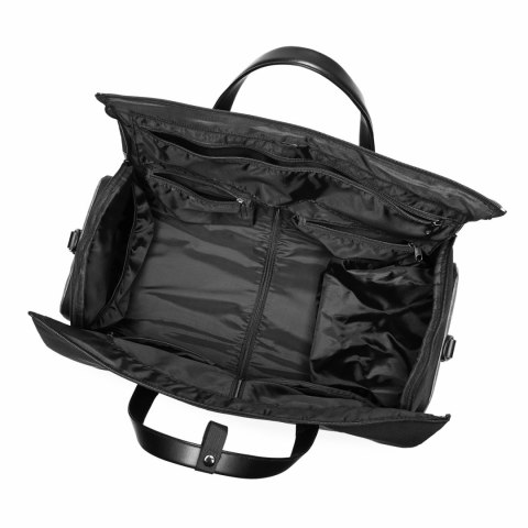 Torba podróżna Wozinsky Premium na garnitur z kieszenią na mokre rzeczy (45 l) - czarna Torba podróżna Wozinsky Premium na garnitur z kieszenią na mokre rzeczy (45 l) - czarna