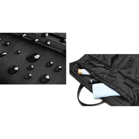 Torba podróżna Wozinsky Premium na garnitur z kieszenią na mokre rzeczy (45 l) - czarna Torba podróżna Wozinsky Premium na garnitur z kieszenią na mokre rzeczy (45 l) - czarna