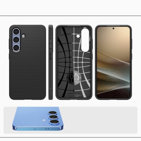 Etui Spigen Liquid Air na Samsung Galaxy S25 - czarny-mat Etui Spigen Liquid Air na Samsung Galaxy S25 - czarny-mat