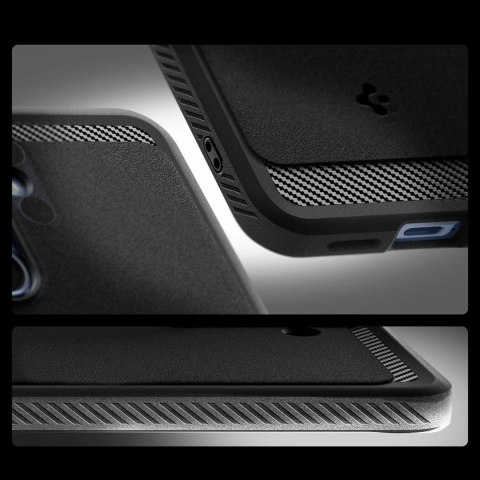 Etui Spigen Rugged Armor Mag MagSafe na Samsung Galaxy S25 - czarny-mat Etui Spigen Rugged Armor Mag MagSafe na Samsung Galaxy S25 - czarny-mat