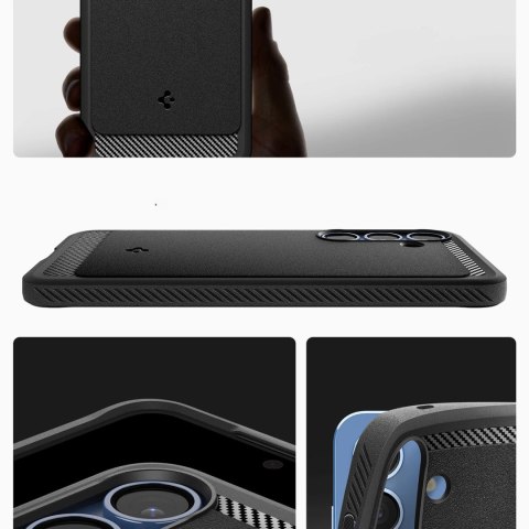 Etui Spigen Rugged Armor Mag MagSafe na Samsung Galaxy S25 - czarny-mat Etui Spigen Rugged Armor Mag MagSafe na Samsung Galaxy S25 - czarny-mat