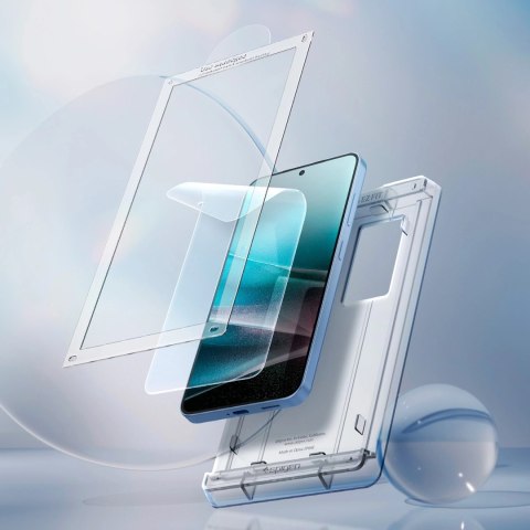 Szkło hybrydowe Spigen ELITE SHIELD EZ FIT na Samsung Galaxy S25+ - przezroczyste Szkło hybrydowe Spigen ELITE SHIELD EZ FIT na Samsung Galaxy S25+ - przezroczyste