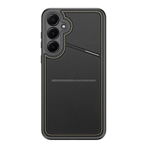Etui Dux Ducis Rafi II na Samsung Galaxy S25+ z podstawką i portfelem - czarne