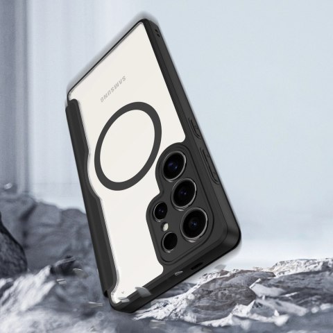 Etui Dux Ducis Skin X Pro na Samsung Galaxy S25 Ultra z MagSafe i portfelem - czarne Etui Dux Ducis Skin X Pro na Samsung Galaxy S25 Ultra z MagSafe i portfelem - czarne