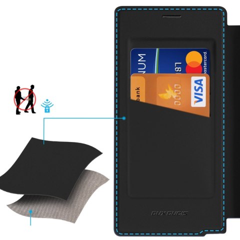 Etui Dux Ducis Skin X Pro na Samsung Galaxy S25 Ultra z MagSafe i portfelem - czarne Etui Dux Ducis Skin X Pro na Samsung Galaxy S25 Ultra z MagSafe i portfelem - czarne