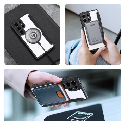 Etui Dux Ducis Skin X Pro na Samsung Galaxy S25 Ultra z MagSafe i portfelem - czarne Etui Dux Ducis Skin X Pro na Samsung Galaxy S25 Ultra z MagSafe i portfelem - czarne