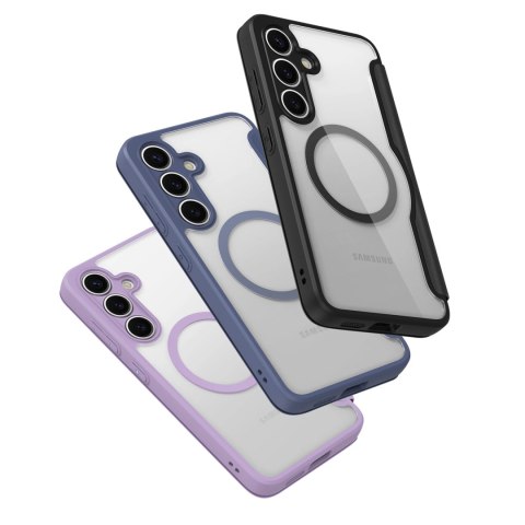 Etui Dux Ducis Skin X Pro na Samsung Galaxy S25+ z MagSafe i portfelem - niebieskie