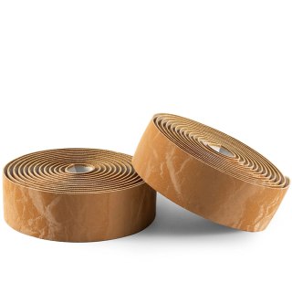 Owijka Rockbros na kierownicę z PU wzór "Velour" - brązowa