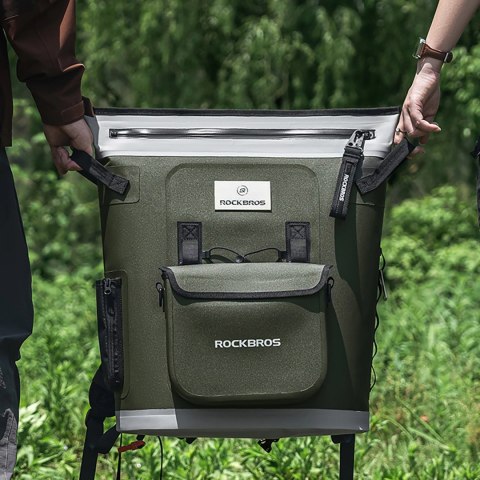 Plecak termiczny Rockbros z izolacją 18l ergonomiczny - zielony