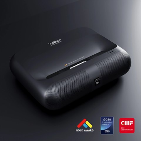 Projektor multimedialny Yaber K300s laserowy RGB FullHD 1080p z głośnikami JBL - czarny Projektor multimedialny Yaber K300s laserowy RGB FullHD 1080p z głośnikami JBL - czarny
