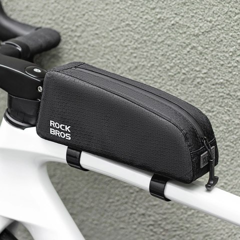 Torba rowerowa Rockbros na ramę na rurę górną 0,9l - czarna
