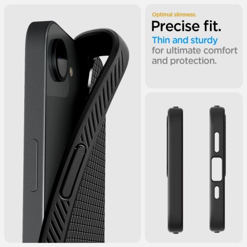 Etui Spigen Liquid Air na iPhone 16e - czarny mat