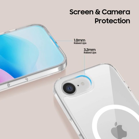 Etui Tech-Protect FlexAir Hybrid MagSafe na iPhone 16e - przezroczyste