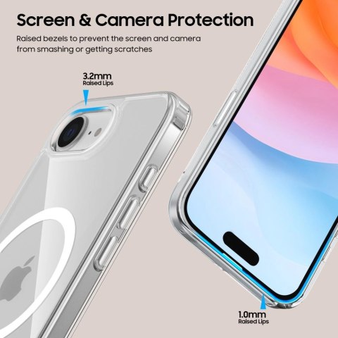 Etui Tech-Protect FlexAir Hybrid MagSafe na iPhone 16e - przezroczyste
