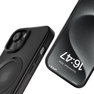 Etui Tech-Protect MagRing MagSafe na iPhone 16e - czarny mat