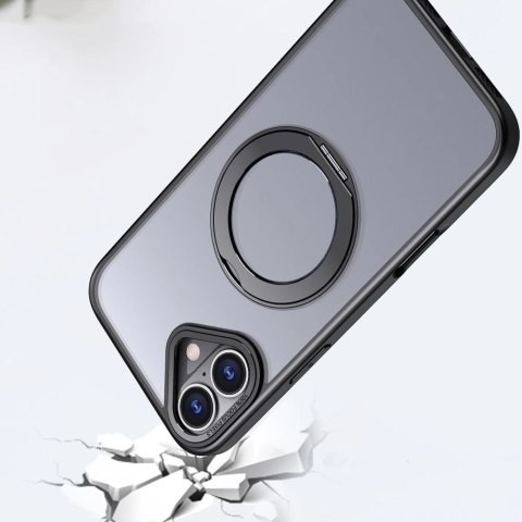 Etui Tech-Protect MagRing MagSafe na iPhone 16e - czarny mat Etui Tech-Protect MagRing MagSafe na iPhone 16e - czarny mat