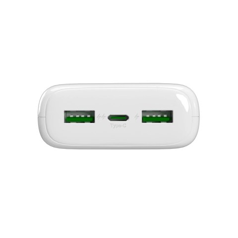 Powerbank Puro DAILY 20 PLUS 20000mAh 2x USB-A / 1x USB-C 22.5W PD AFC - biały Powerbank Puro DAILY 20 PLUS 20000mAh 2x USB-A / 1x USB-C 22.5W PD AFC - biały