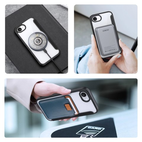 Etui Dux Ducis Skin X Pro z MagSafe na iPhone 16e - czarne Etui Dux Ducis Skin X Pro z MagSafe na iPhone 16e - czarne