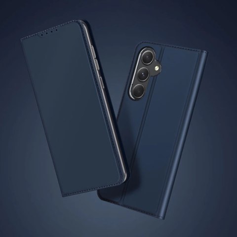 Etui Dux Ducis Skin Pro na Samsung Galaxy A55 5G z klapką i miejscem na kartę - niebieskie Etui Dux Ducis Skin Pro na Samsung Galaxy A55 5G z klapką i miejscem na kartę - niebieskie