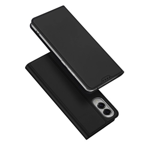 Etui Dux Ducis Skin Pro na Samsung Galaxy S25 Edge z klapką i miejscem na kartę - czarne Etui Dux Ducis Skin Pro na Samsung Galaxy S25 Edge z klapką i miejscem na kartę - czarne